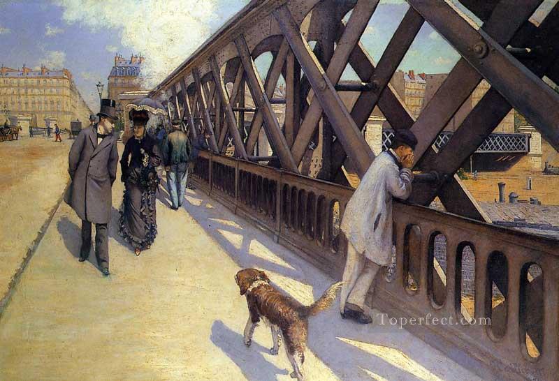 The Pont du Europe Gustave Caillebotte Oil Paintings